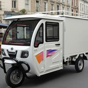 Haoledi 2.0m Half-Canopy Express 60V71A Phare <span class=keywords><strong>Junka</strong></span> configuré Tricycle électrique de fret certifié CCC - Product Image 1
