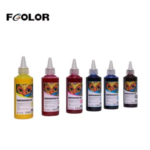 Fabricants ZYJJ Bonne solidité des couleurs clarté d'image et reproduction des couleurs 100ml encre de sublimation de transfert Tinta