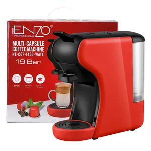 אנזו אוטומטי אספרסו מכונת קפה כמוסת יצרנית עבור בית ומלון נספרסו