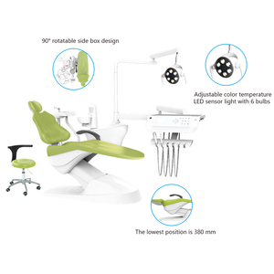 Luxe 90 °   Boîte latérale rotative avec chauffe-eau, pédale de frein à air <span class=keywords><strong>et</strong></span> plateau pour fauteuil <span class=keywords><strong>dentaire</strong></span> – Équipement pour centres dentaires haut de gamme - Product Image 3