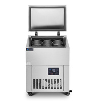 Machine à glace commerciale Mianmian à 6 barils brique de glace flocon de neige de célébrité Internet pour les magasins de dessert Machine à glace pilée au lait