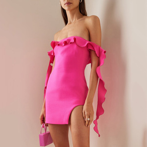 little hot pink dress Tori Mini Dress in Hot Pink main image 1