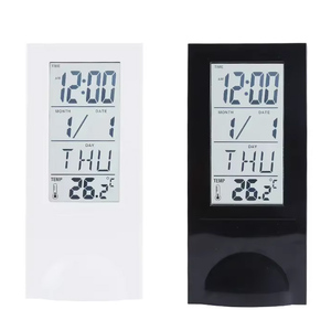 Reloj Despertador Digital LCD Transparente de Sobremesa con Calendario, Función de Repetición y Funcionamiento a Pilas, Personalizable con Logotipo Premium, Ideal para Regalo, Escritorio o Dormitorio - Product Image 3