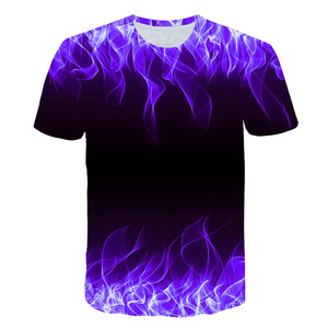 Camisetas de Hombre al por Mayor 2019, Talla Grande, Transpirables, Antibolitas, Estampadas en 3D, Coloridas, Estilo Moto y Motociclista, Manga Corta, Cuello Redondo - Product Image 6