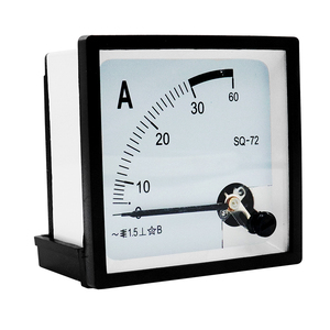Panneau mètre SQ72-A 5A 10A 20A 30A <span class=keywords><strong>30</strong></span>/5 50/5 100/5 AC ampèremètre analogique carré 72*72mm ampèremètre - Product Image 2