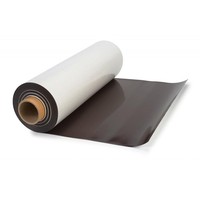Rouleau de feuille magnétique souple en caoutchouc flexible |   Ruban magnétique imprimable auto-adhésif |   Certifié ROHS pour la découpe de signalétique publicitaire