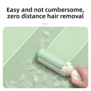 Venta al por Mayor de 2 Cepillos Removedores de Pelo para Mascotas de ABS y Acero Inoxidable, Recolector de Polvo y Pelusa para Herramientas de Aseo Canino - Product Image 2