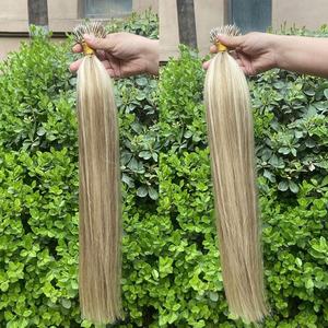 Mèches de cheveux indiens Remy vierges doublement étirées, lisses comme des baguettes, avec mèches colorées - Product Image 4