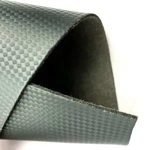 2.0Mm Carbon Fiber Grain Leer Voor Gewichtheffen Gym Handschoenen, microfiber Suède Voor Polssteun Hand Palm Grips