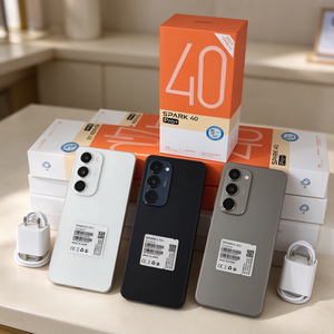 หน้าจอโค้ง Spark 40 Pro แบตเตอรี่มากกว่า 6900mAh 16GB+1TB กล้อง AI 108MP ชิปประมวลผล Deca Core ภาษาสเปน ของแท้จากโรงงาน - Product Image 1