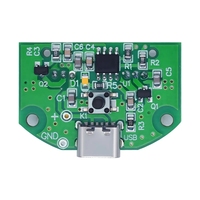 Kit DIY Mini Humidificateur USB Type-C 5V avec Circuit Imprimé de Commande, Générateur de Brume, Film d'Atomisation à Double Jet Oscillant