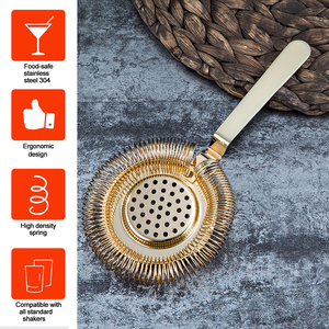 Outil de barman en gros : Passoire à cocktail en acier inoxydable pour barman et mixologue - Product Image 6