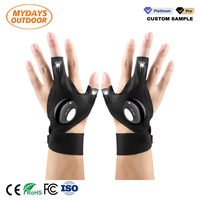Gants LED à doigts pour éclairage mains libres – Outil d'éclairage unique pour la pêche en extérieur, la réparation automobile et le camping
