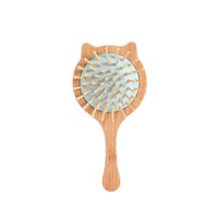 Brosse à cheveux en bambou écologique, picots en bambou, style tendance, pour enfants, élimination des odeurs, déshumidification, exfoliation de la tête