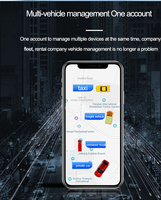 Prend en charge GSM GPRS LBS 4G GPS Signal fort Dispositif de véhicule Application Android anti-perte à distance pour la détection d'acc d'adsorption magnétique