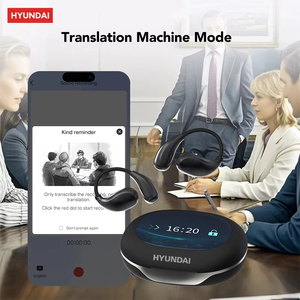 HYUNDAI <span class=keywords><strong>OpenAir</strong></span> Pro Auriculares Inalámbricos TWS con Traductor IA y Pantalla Táctil para Traducción Inteligente en Múltiples Idiomas - Product Image 4