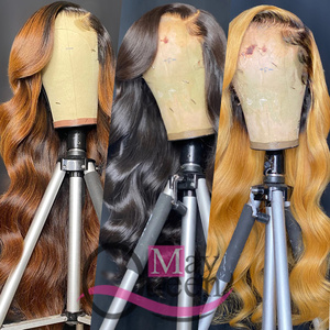Mayqueen วิกผมมนุษย์13*4สำหรับผู้หญิง,วิกผมสีดำธรรมชาติปักจากผมจริง4*4 - Product Image 4