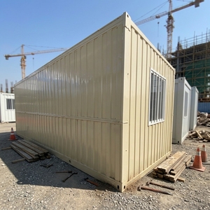 Maison modulaire préfabriquée en panneaux sandwich, maisons portables, conteneur plat préfabriqué, maison préfabriquée à assembler, conteneur préfabriqué à faible coût - Product Image 1