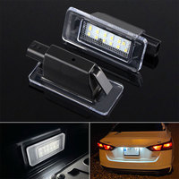 Lampe LED de plaque d'immatriculation Canbus pour Nissan Serena C27 Altima Suzuki Landy Dacia Duster 2018 2019 2020 2021