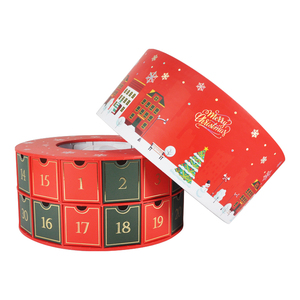 <span class=keywords><strong>Calendrier</strong></span> <span class=keywords><strong>de</strong></span> <span class=keywords><strong>l</strong></span>'<span class=keywords><strong>Avent</strong></span> <span class=keywords><strong>de</strong></span> Noë<span class=keywords><strong>l</strong></span> personnalisé grand format avec 24 tiroirs, boîte cadeau pour <span class=keywords><strong>vin</strong></span>, emballage cylindrique en carton - Product Image 6