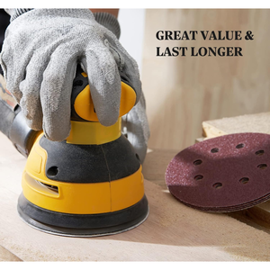 US Local Stock 72pcs 5 Inch 8 Hole Hook Loop Sandpaper <b>Random</b> <b>Orbital</b> <b>Sander</b> with 40 60 80 120 180 240 320 Grits Ships 24H - Product Image 5