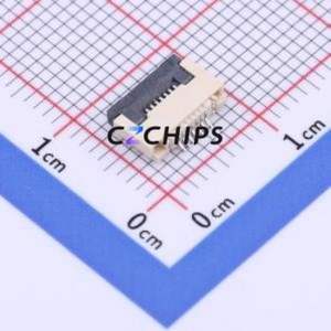 FPC-0.5FX-7PWBH20 FFC/FPC Connector SMD,P=0.5mm Connector Flip Cover Type Bottom Contact 7P 0.5mm - Product Image 1