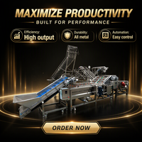 Industriële reinigingsmachine voor de verwerking van fruit en groenten, capaciteit 100-1000 kg voor groente- en fruitkiemen