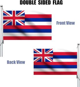 Drapeau d'État d'Hawaï personnalisé <span class=keywords><strong>90</strong></span>*150 cm 3*5 pieds impression drapeau personnalisé - Product Image 2