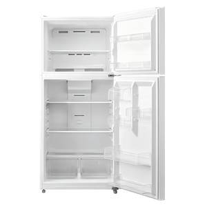 Réfrigérateur à double porte de grande capacité de 18,1 pieds cubes avec congélateur supérieur sans givre et étagères réglables pour usage domestique - Product Image 3