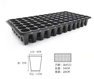 32 50 72 cellules plateau de démarrage de <span class=keywords><strong>semis</strong></span> en plastique melons fruits légumes citrouilles poivrons épaissi plateau de <span class=keywords><strong>semis</strong></span> profond - Product Image 6