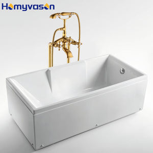 ก๊อกน้ำอ่างอาบน้ำอัตโนมัติชุดฝักบัวอาบน้ำทองเหลือง - Product Image 2