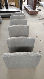 Vente chaude G633 pierres tombales obliques en granit <span class=keywords><strong>gris</strong></span> clair avec <span class=keywords><strong>nez</strong></span> - Product Image 4