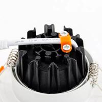 Meilleur prix pour un downlight LED encastré en aluminium pour plafond commercial