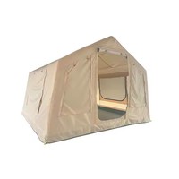 Tente de camping familiale gonflable rapide Oxford 8m² avec structure à une chambre pour utilisation comme tente pneumatique domestique