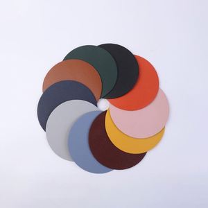 Round <b>Coasters</b> for <b>Drinks</b> Tabletop Protection Mats <b>Drinks</b> <b>Coaster</b> for Home Decoration - Product Image 3