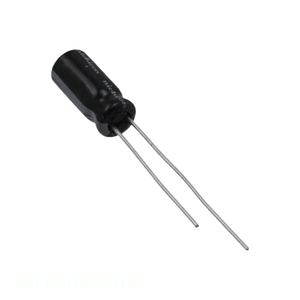 ตัวเก็บประจุ4.7 UF UF แบบมีรูผ่านรู UKL1E4R7MDD1TD ตัวเก็บประจุ25V 20% ตัวเก็บประจุผ่านทางรัศมี th 4.7 uF - Product Image 1