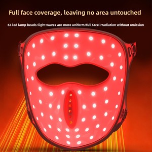 <span class=keywords><strong>Masque</strong></span> facial <span class=keywords><strong>LED</strong></span> Photon en silicone, 4 niveaux, Type C, 1200 mAh, 3,7 V, 5 V 1 A, 2 W, 2 h de charge, orange, rechargeable, couverture complète pour usage domestique - Product Image 1