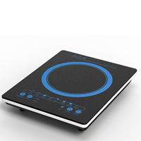 Nouvelle cuisinière électrique de contrôle de bouton de l'usine de cuisson à induction mince de 3500W nouvellement lancée pour la source d'énergie solaire à gaz pour les voitures