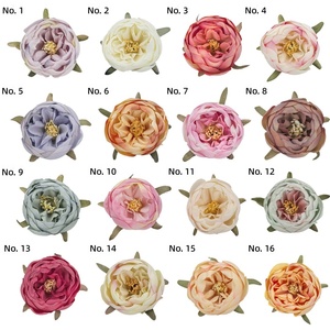 Fleurs artificielles en soie, petites roses en forme de bourgeons, style européen simulé, pour décorations de bracelets DIY, boîte cadeau style Mori, fleur de poignet - Product Image 3