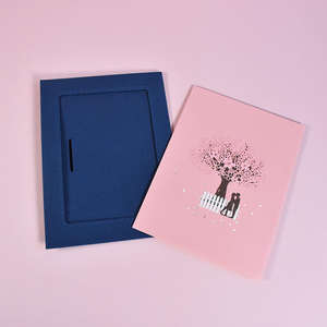 Tarjetas Pop-up Creativas Hechas a Mano con Diseño de Flor de Cerezo, Impresión UV 3D, Estampado Dorado, Nuevo Corte Láser, Papel de Regalo, Manualidades, Cumpleaños, San Valentín - Product Image 5