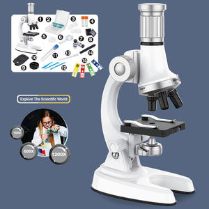 Jouets éducatifs en plastique en gros, kit de microscopes scientifiques pour enfants à faire soi-même, sans batterie - Product Image 5