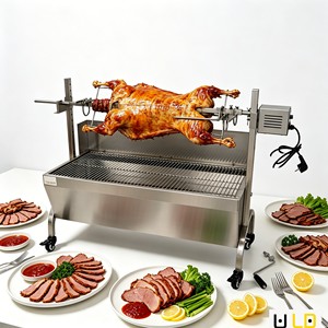 <span class=keywords><strong>Barbacoa</strong></span> Eléctrica de Carbón para el Mercado Europeo, Uso en Patio Trasero, Modo Dual, Asador Giratorio, Altura Ajustable, Automática, Desmontable para Cordero - Product Image 3