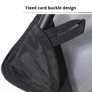 Outdoor Moon <b>Chair</b> Folding Table <b>Chair</b> Anti-Sink <b>Pad</b> Breathable Lightweight Portable N600D Cowhide Leather Nylon Fabric Model - Product Image 3