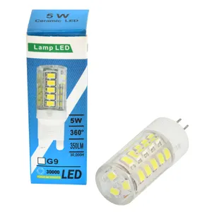 2835T 5W220V 찬 백색 빛/온난한 백색 빛 G4 dimmable 필라멘트는 전구 세륨 rohs를 목록으로 만들었습니다 5W 소형 전구 G4 led 빛 220V