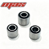 Suku Cadang Peredam Kejut Sepeda Motor 20 #   Bushing Karet Alam NR Baja ID10mm untuk Perbaikan Peredam Kejut, Pengganti Selongsong Karet