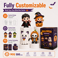 Figuras Decorativas de Halloween al por Mayor, Lindas Cajas Misteriosas Sorpresa, Juguetes Personalizados para Regalos Corporativos, Promociones de Temporada, Mini Muñecas de PVC