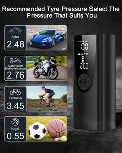 Inflador de Neumáticos Portátil, Compresor de Aire Inalámbrico para Automóvil, Bomba de Aire Eléctrica de 8000 mAh - Product Image 6