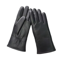 Gants en cuir de mouton véritable avec doublure en fourrure d'agneau véritable extrêmement froide