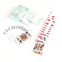 Jeu de cartes à logo de haute qualité, cartes de jeu personnalisées, cartes de poker en papier