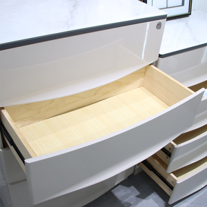 Free Standing Modern Design Bedroom Furniture Solid Wooden Dresser Table Organizer <b>Storage</b> Unit Cabinet White <b>Chest</b> of Drawers - Product Image 6